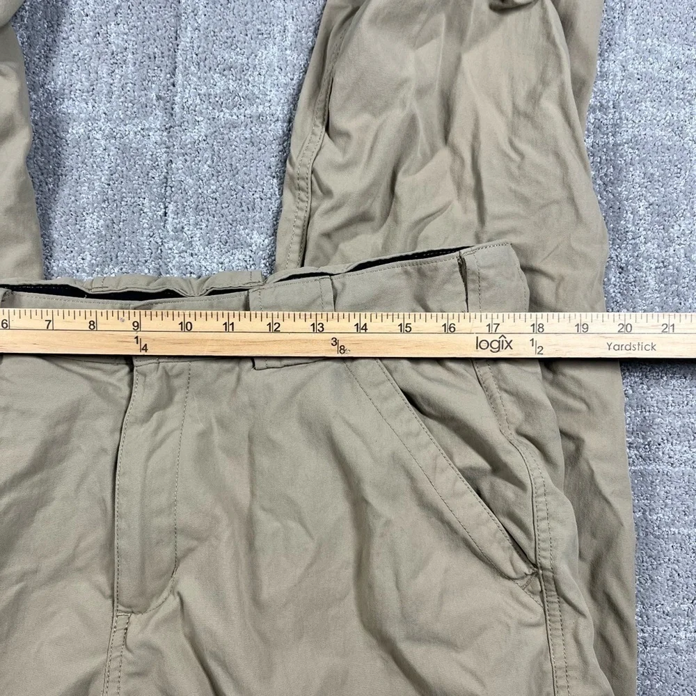 Duluth Trading Mens Tan Stretch Hiking Outdoor straight Leg Mens Pant LX34